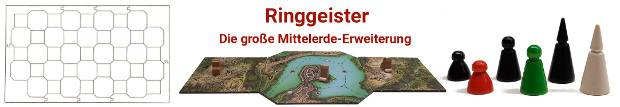 Ringgeister - die große Mittelerde-Erweiterung für 5-6 Spieler